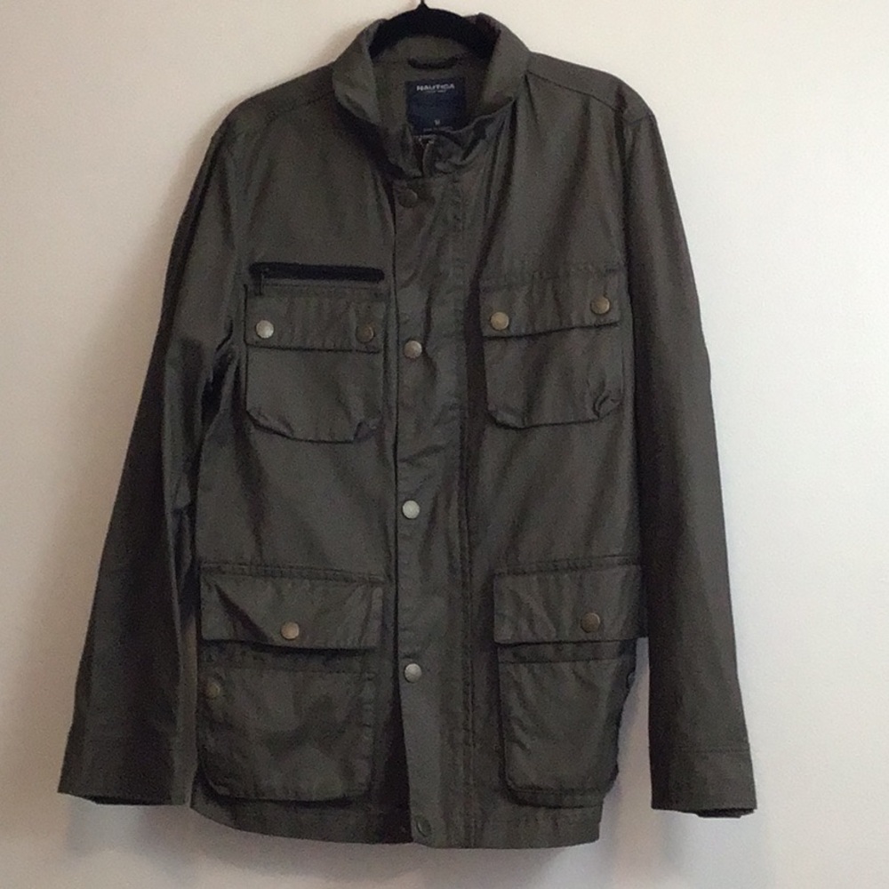 Nautica Men’s Olive Green Field Jacket M
